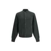 Embroidered Virgin Wool Cardigan